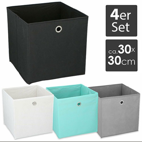 4er set aufbewahrungsbox 30x30 - set,