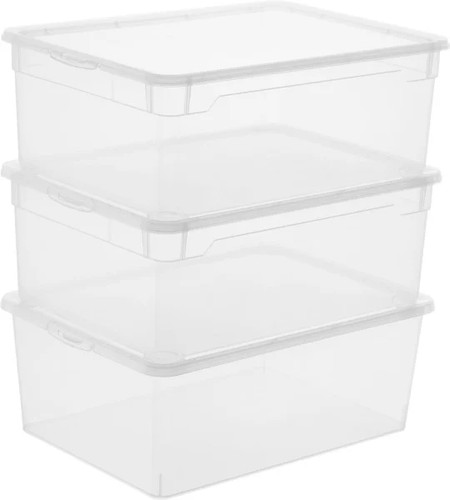 Rotho 3er set aufbewahrungsbox - rotho,
