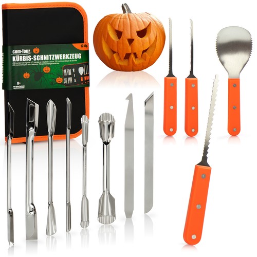 Teiliges kürbis schnitz set - 4-teiliges, kürbis-schnitz-set