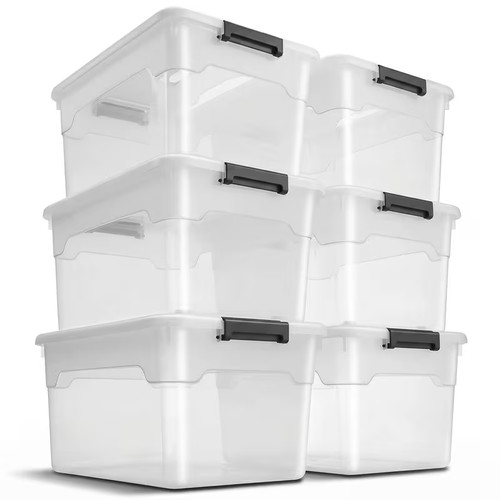 Aufbewahrungsboxen 6er set 30l - 6er,