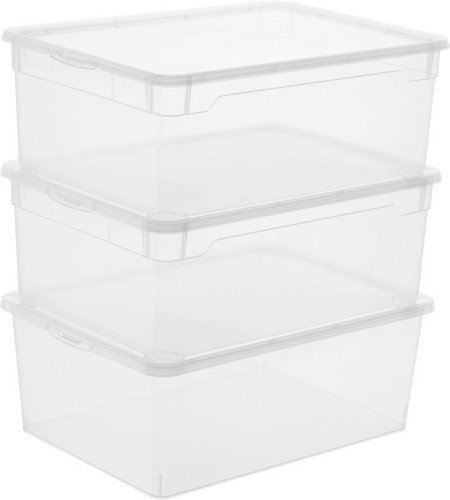 Rotho 3er set aufbewahrungsbox - rotho,