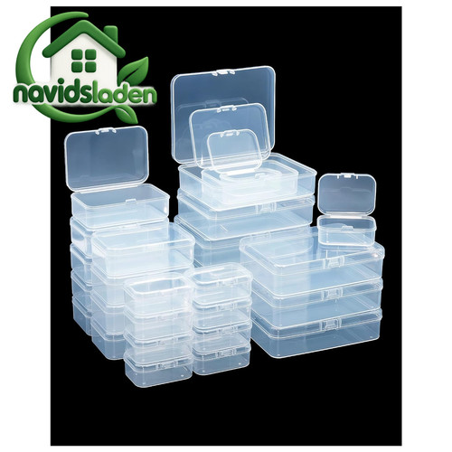 Kunststoffboxen transparent - transparent, 28