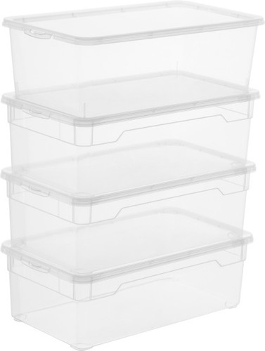 Rotho 4er set aufbewahrungsbox - rotho, 4er-set